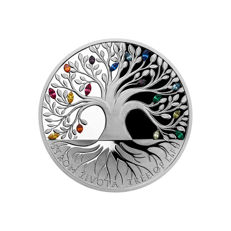 Produktové foto trofeje, Crystal coin, Česká mincovna